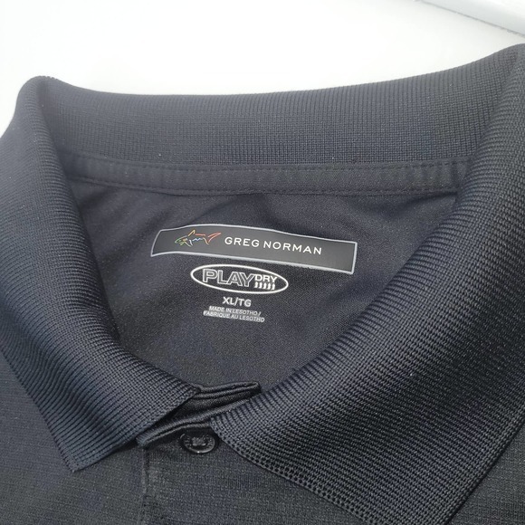 Black Nike Men's "Dri-Fit" Golf‎ Polo Size Large - Picture 2 of 4